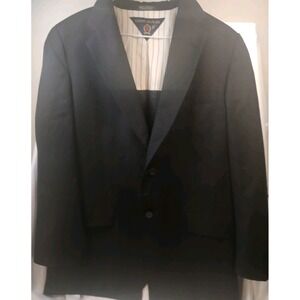 Tommy‎ Hilfiger Men's Pinstripe Suit Jacket Charcoal Gray 38 Regular Blazer